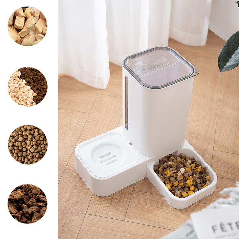 Pet Automatic Water Storage Double Plastic Pet Bowl Saor Style