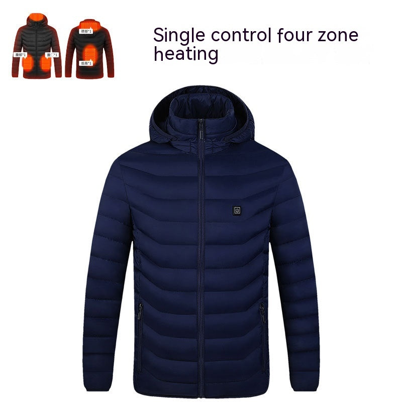 Winter Smart Couples Constant Temperature Cotton Clothing USB Electric Heating