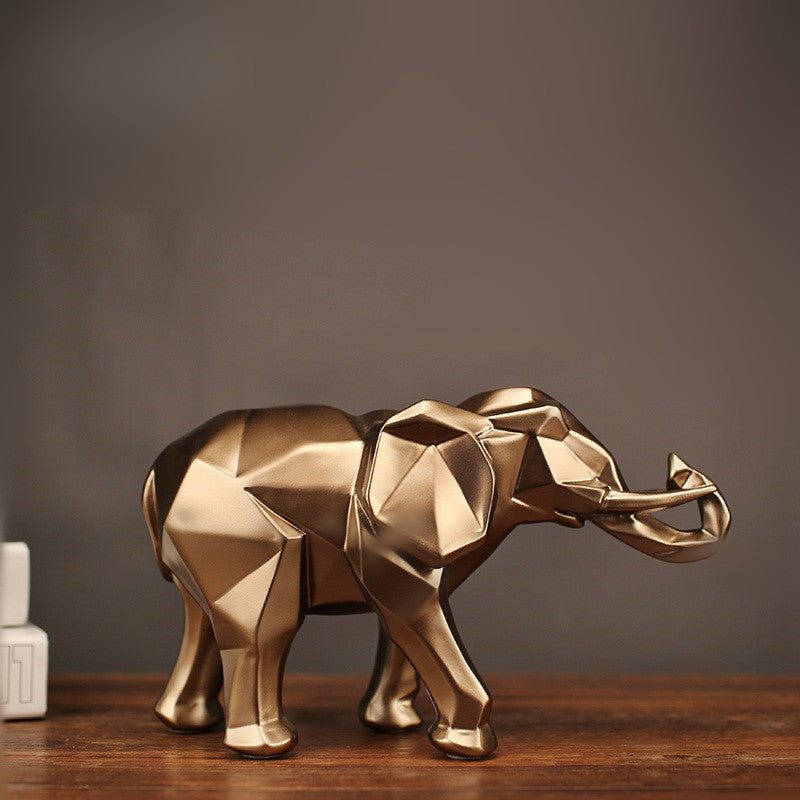 Imitation copper resin Elephant craft decoration