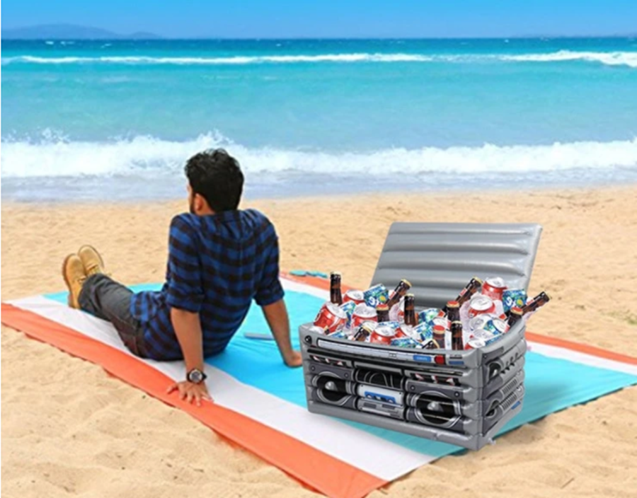 INFLATABLE RADIO COOLER POOL FLOAT GND Products