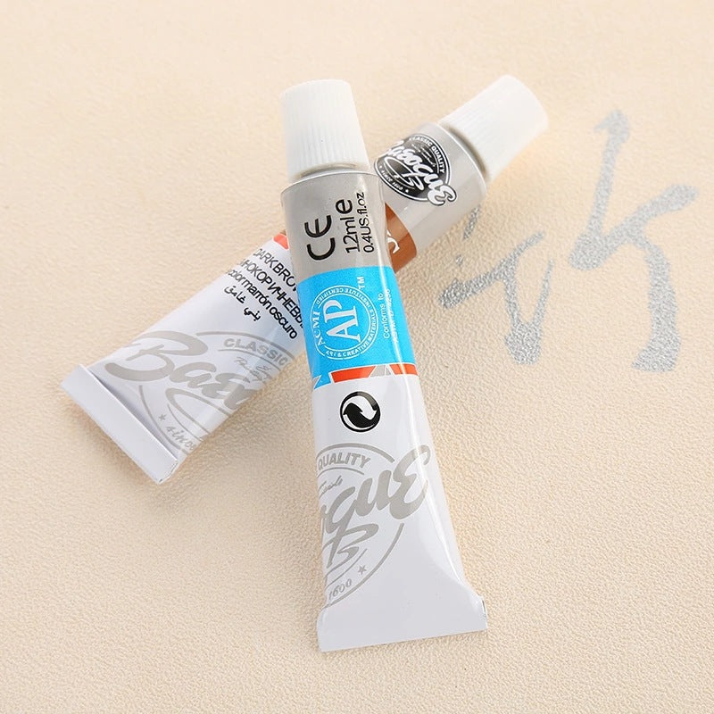 A 12 Colors 6ml Gouache Paint Set Beginners DIY Art Supplies GND Products