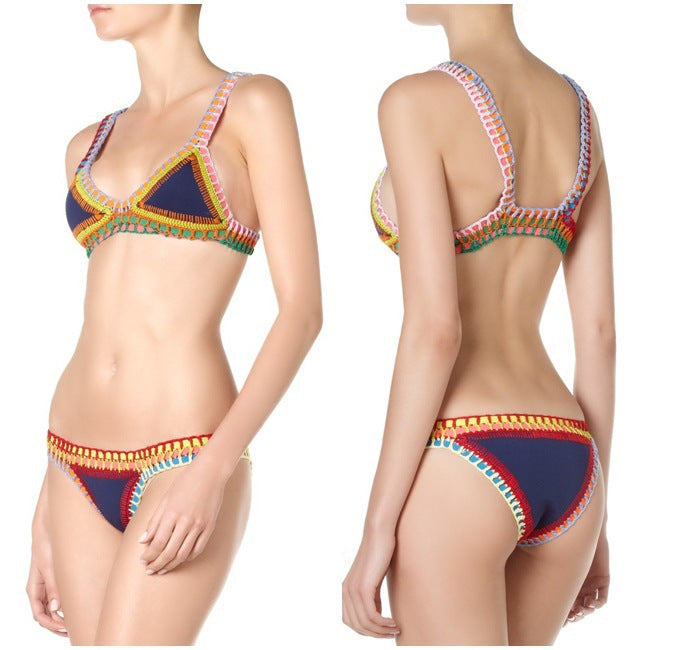 Hand-woven beach Bikini Saor Style