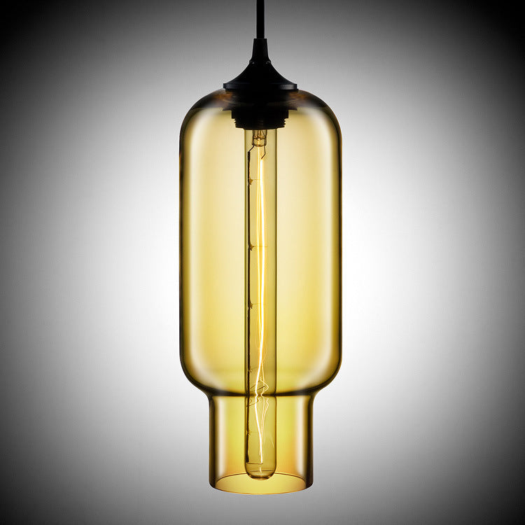 Modern Loft Pendant Lamp Glass Hanging Light Fixture