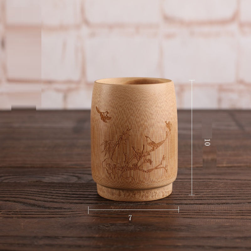 Creative Simple Bamboo Charcoal Beer Cup Saor Style