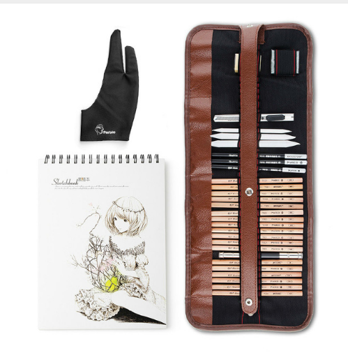 Sketch pencil 29 piece set Beginner professional art supplies drawing set GND Products