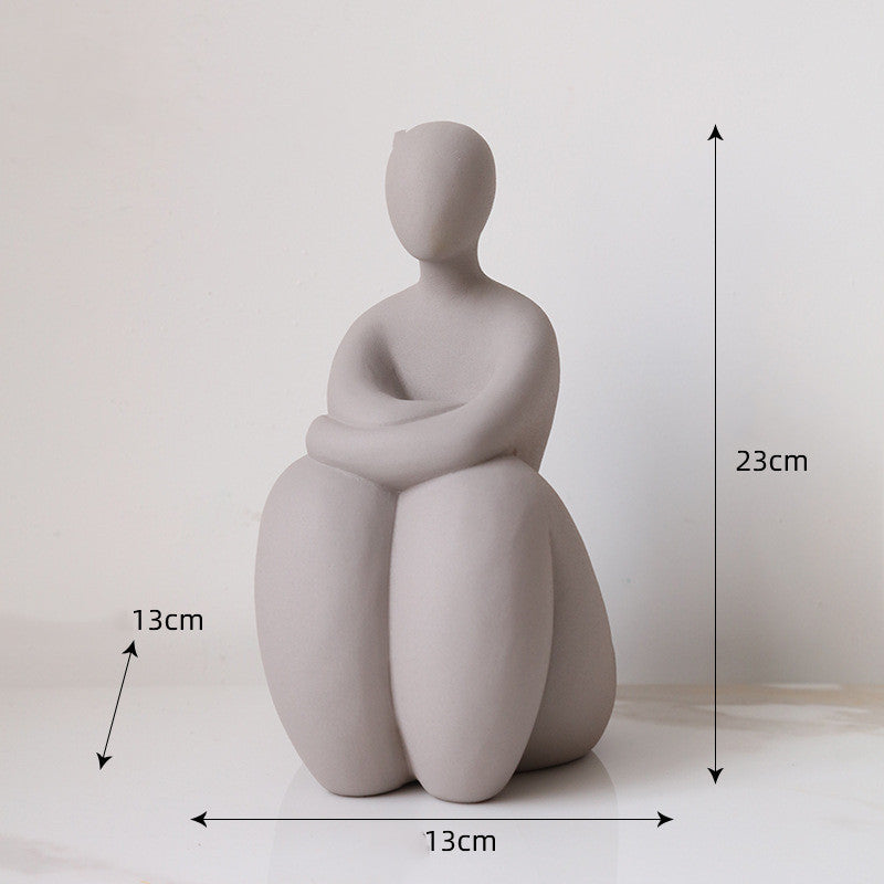 Nordic Minimalist Art Abstract Character Ornament Saor Style