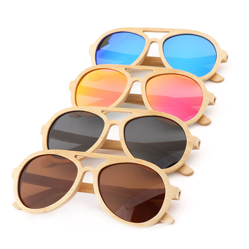 Wooden Frame Sunglasses Unisex
