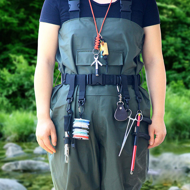 Outdoor Supplies Fishing Waders Fishing Accessories Belt Buckle D Ring Hook GND Products