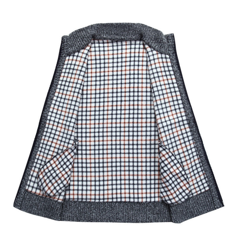 Knitted sweater body warmer