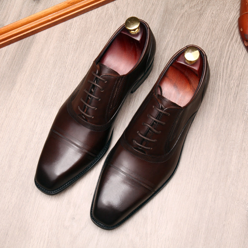 Fashion Mens Formal Leather Shoes Saor Style