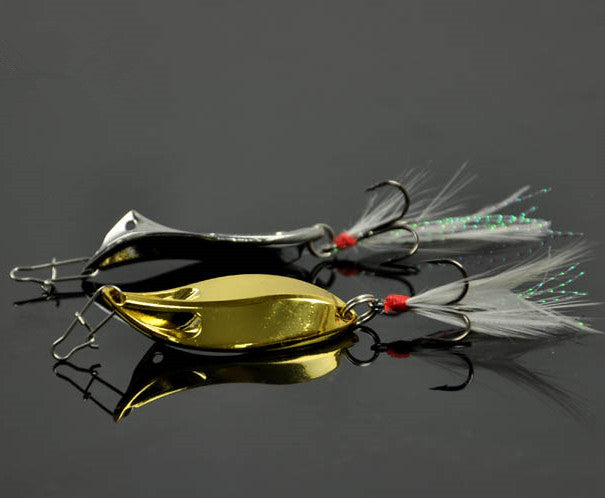 Sequins fishing feather bait hook metal bait GND Products