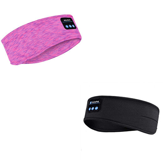 Wireless Bluetooth Sleeping Headphones Headband Thin Soft Elastic Comfortable Music Ear Phones Eye Mask For Side Sleeper Sports GND Products