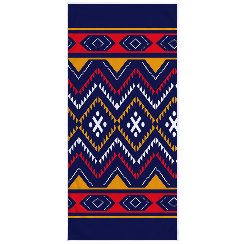 Microfiber Square Print Beach Towel Saor Style