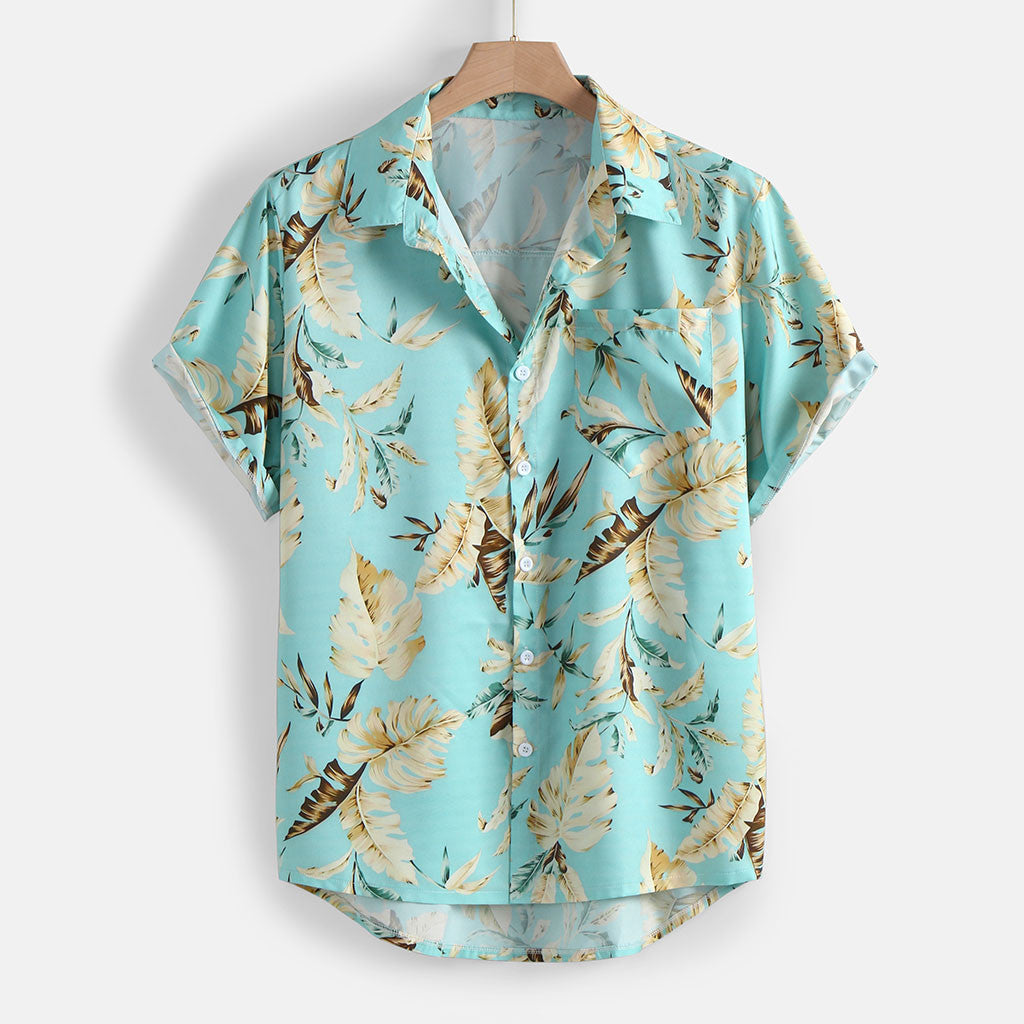 Men's printed beach shirt Saor Style