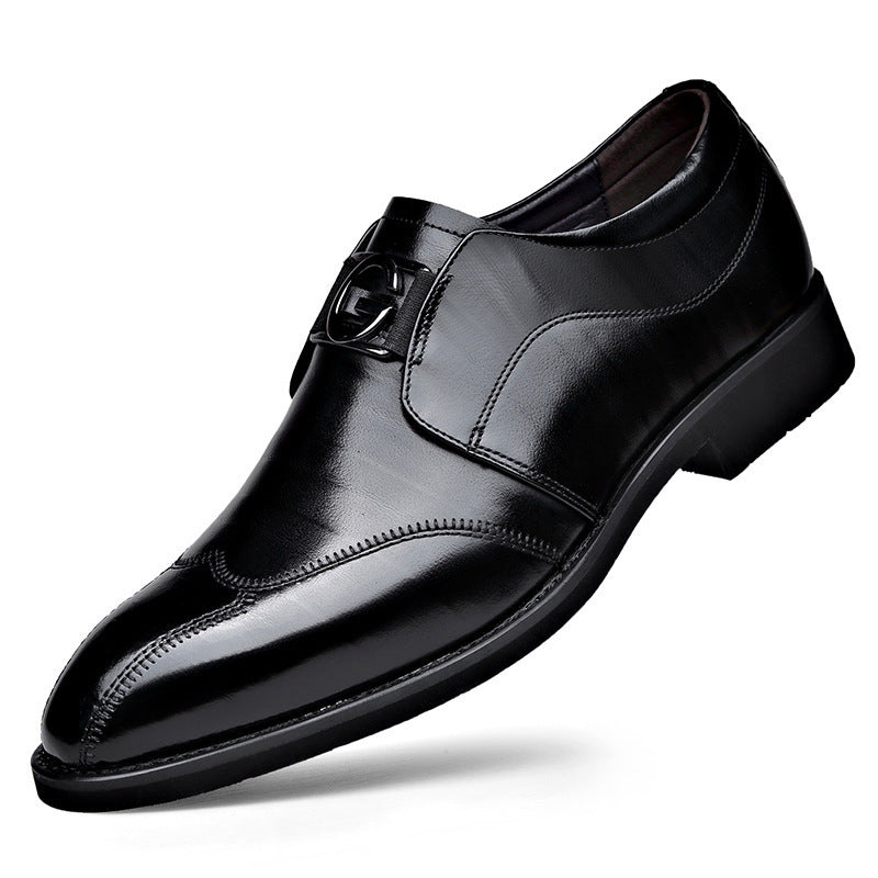 Mens Fashionable And Versatile Casual Business Leather Shoes Saor Style