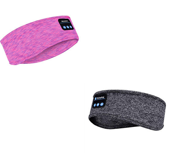 Wireless Bluetooth Sleeping Headphones Headband Thin Soft Elastic Comfortable Music Ear Phones Eye Mask For Side Sleeper Sports GND Products