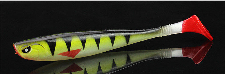 Grooved Back Rainbow Fish PVC Material Fake Fishing Bait GND Products