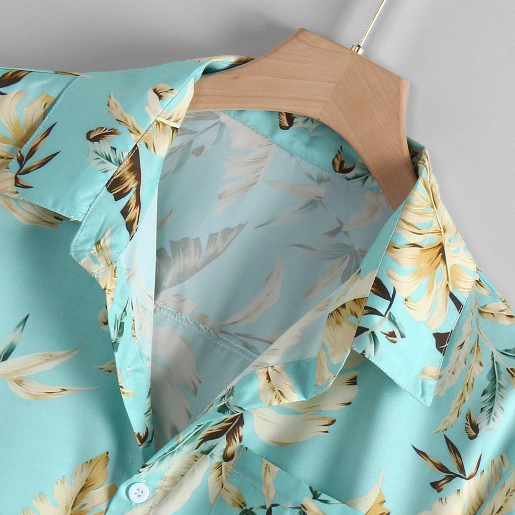 Men's printed beach shirt Saor Style