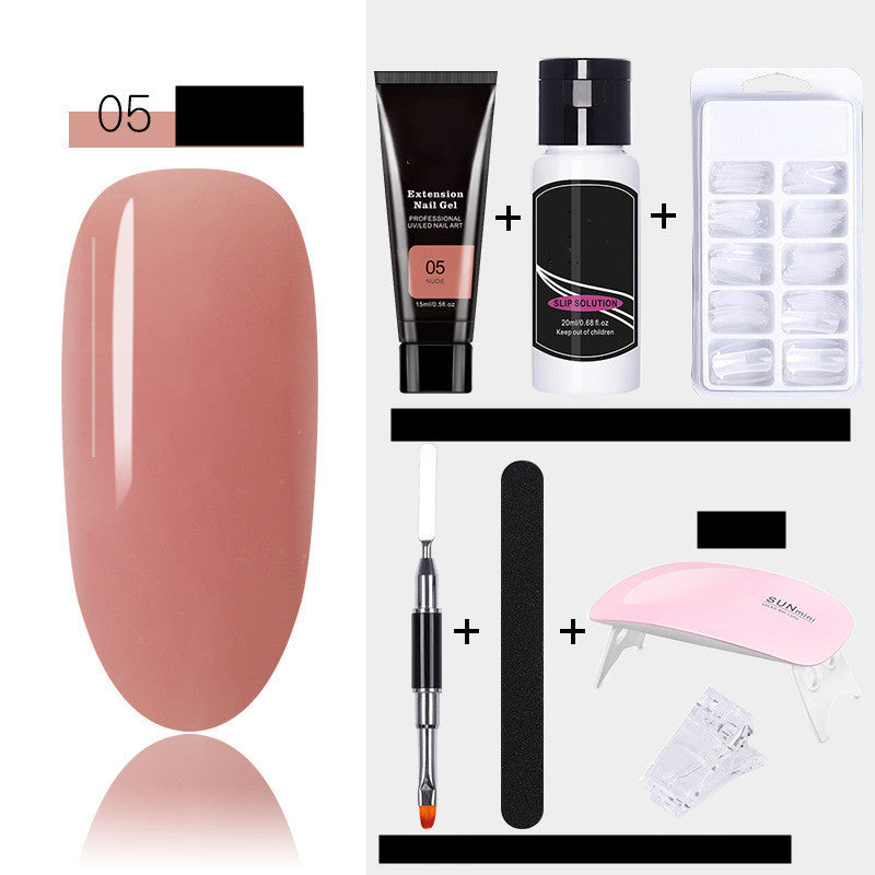 Nail Art Solid Extension Glue Long Crystal Model Crystal Glue Set GND Products