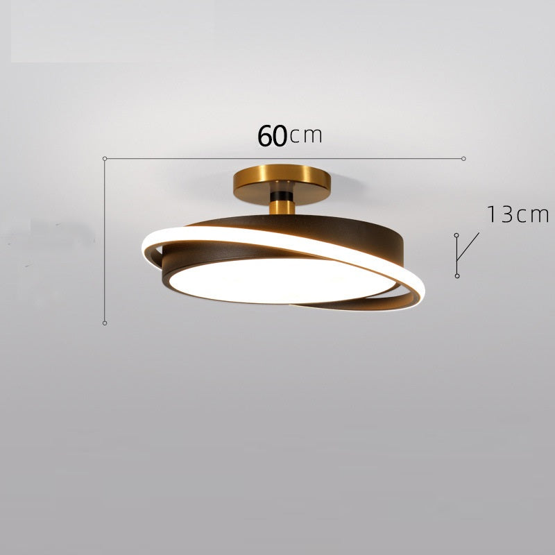 Bedroom Light Nordic Simple Modern Light Luxury Creative Round Led Ceiling Light Restaurant Designer Master Bedroom Room Light GND Products