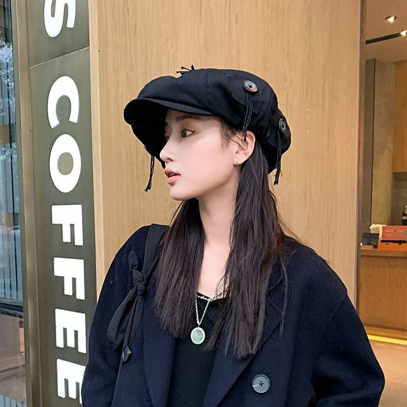 Women's Hip Hop Button Niche Beret