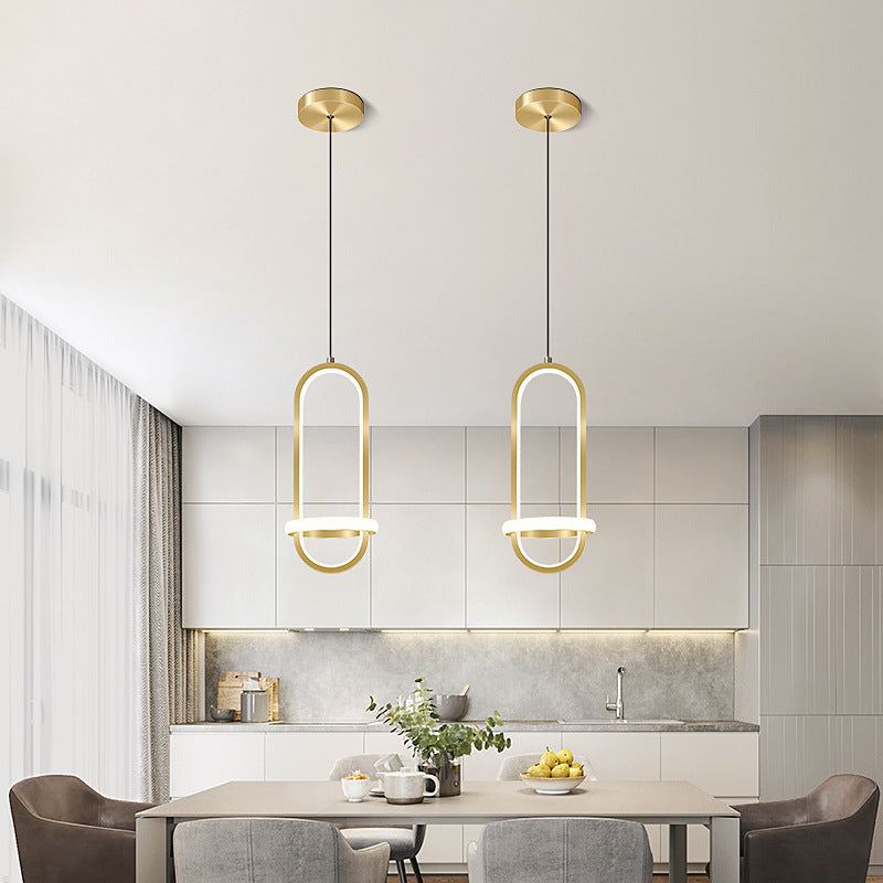 Modern Simple Led Bedroom Bedside Chandelier Nordic Creative Personality GND Products