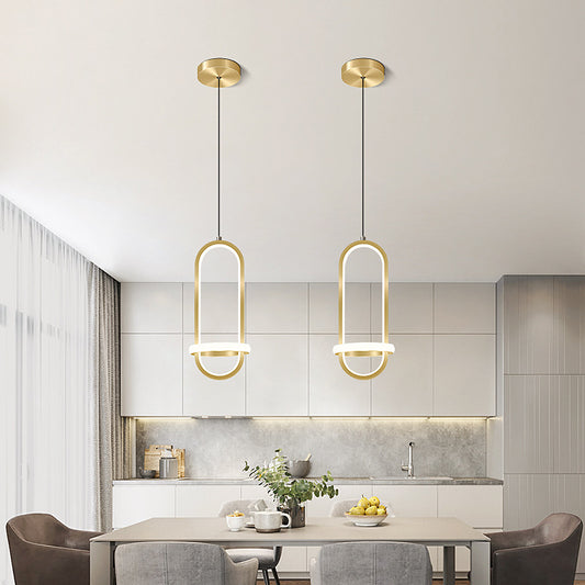Modern Simple Led Bedroom Bedside Chandelier Nordic Creative Personality GND Products