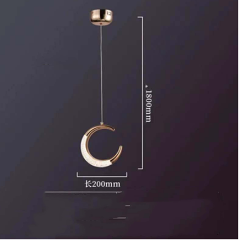 Chandelier Light Luxury Modern Crystal High-end Lamp New Nordic Bedroom Room Bedside GND Products