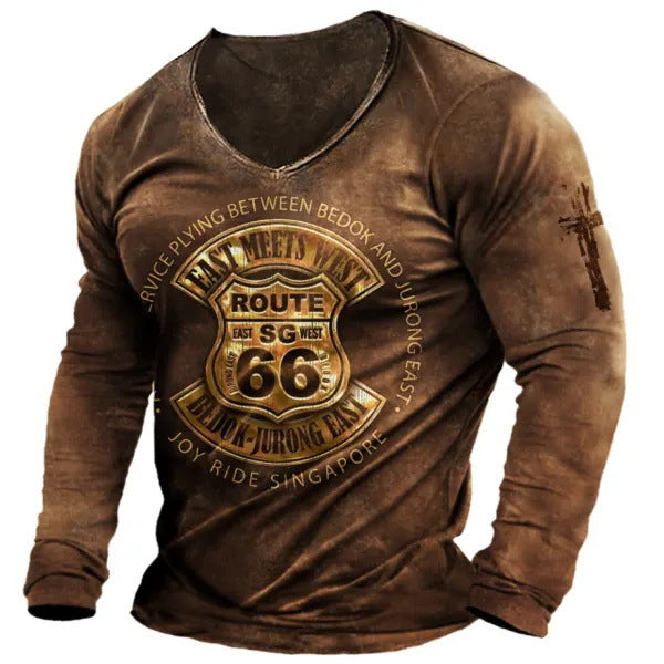 Men's Trendy Long Sleeve T-shirts Saor Style
