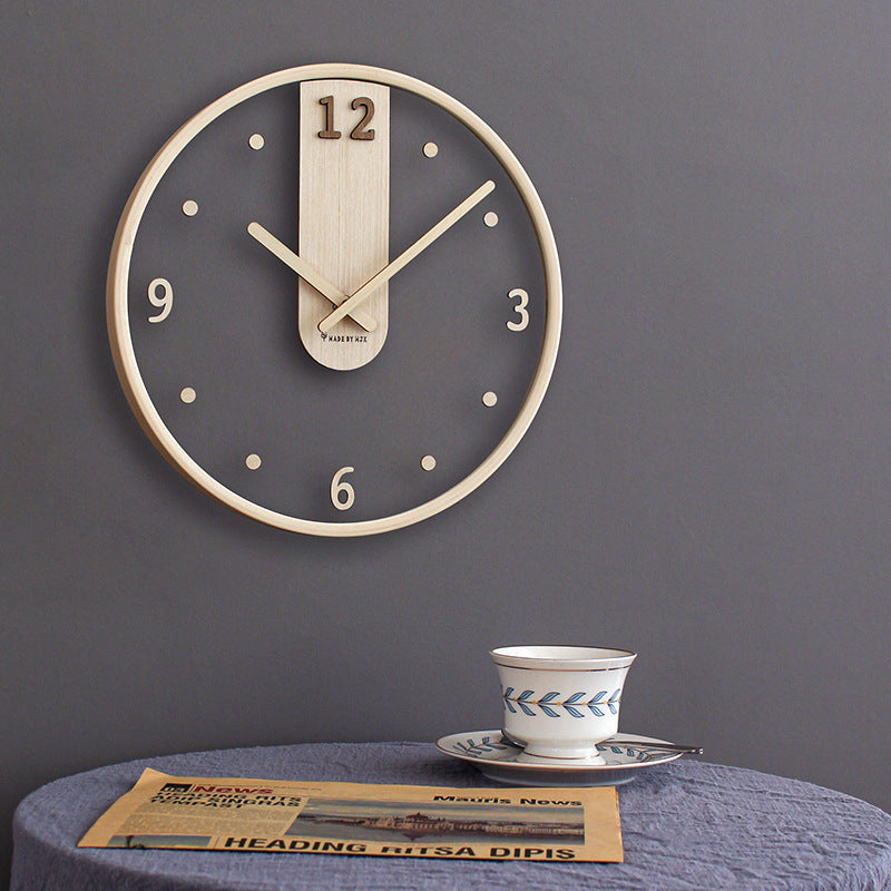 Minimalist Living Room Decoration Creative Transparent Clock