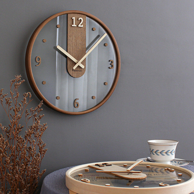 Minimalist Living Room Decoration Creative Transparent Clock