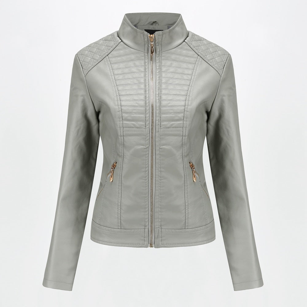 Women's motorcycle leather jacket Saor Style