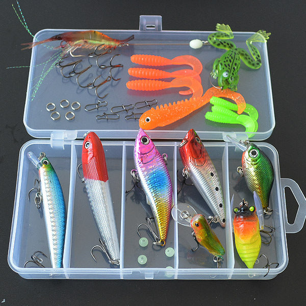 Wholesale Lure Bait fake bait imitation bait full swimming bait lure lure lure night light fish gear suit GND Products