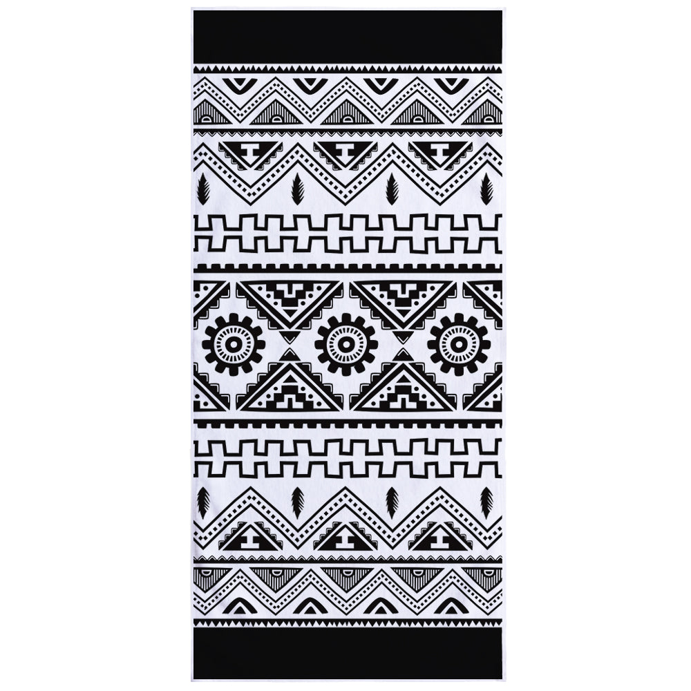 Microfiber Square Print Beach Towel Saor Style