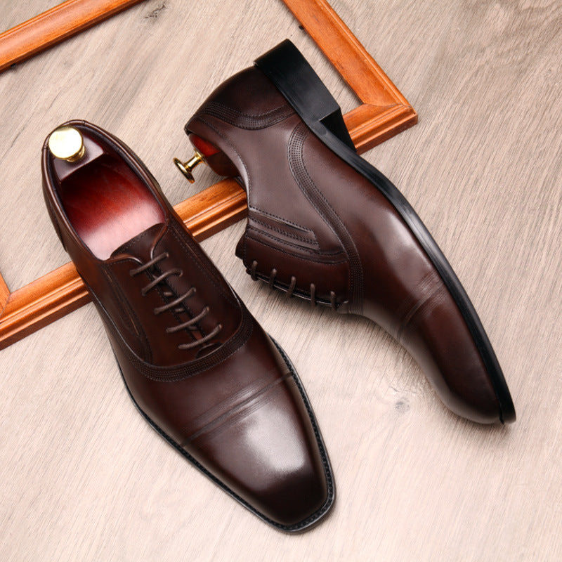 Fashion Mens Formal Leather Shoes Saor Style