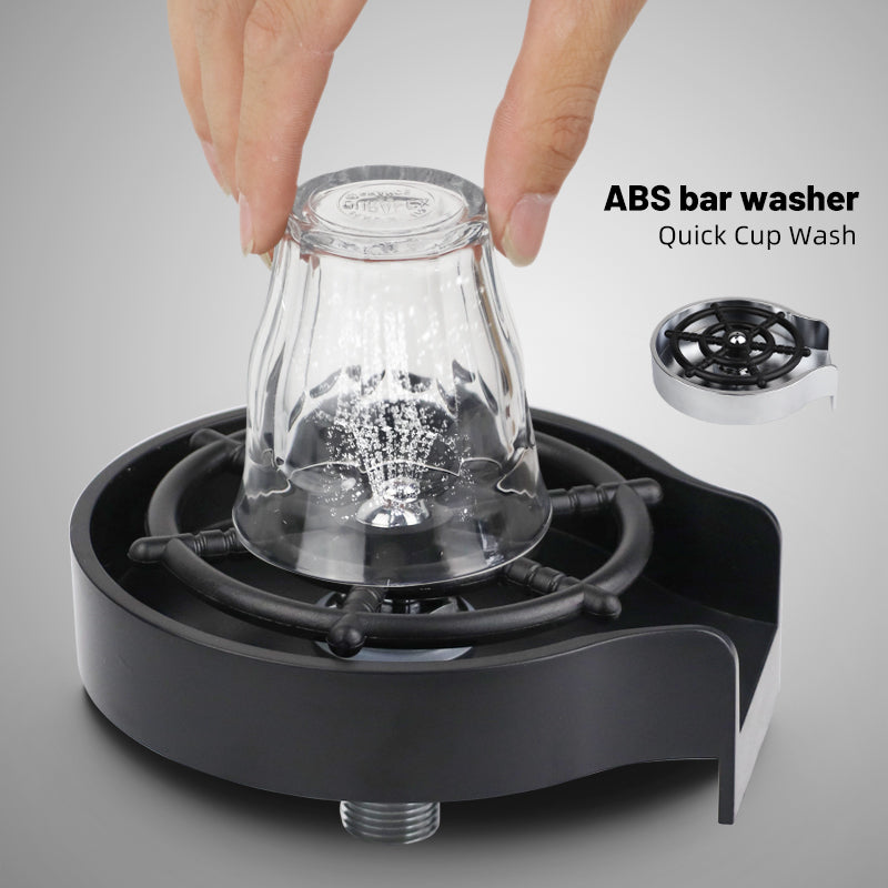 Bar Counter Cup Washer Sink High-pressure Spray Automatic Faucet Coffee Pitcher Wash Cup Tool Kitchen GND Products