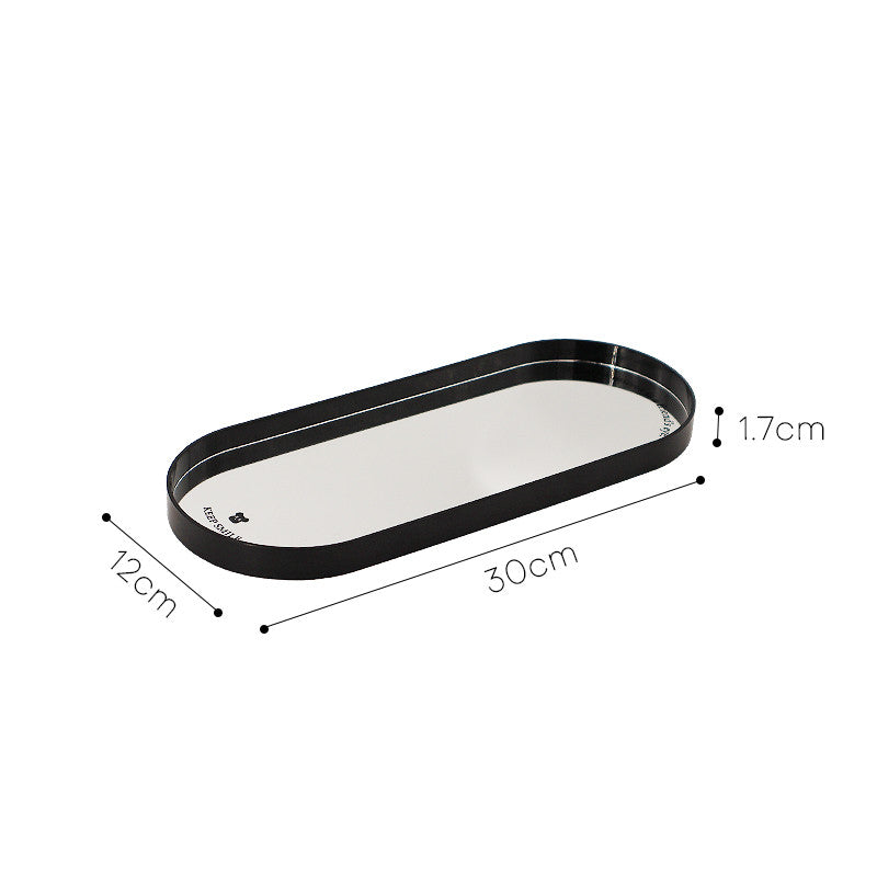 Mirror Desktop Storage Tray