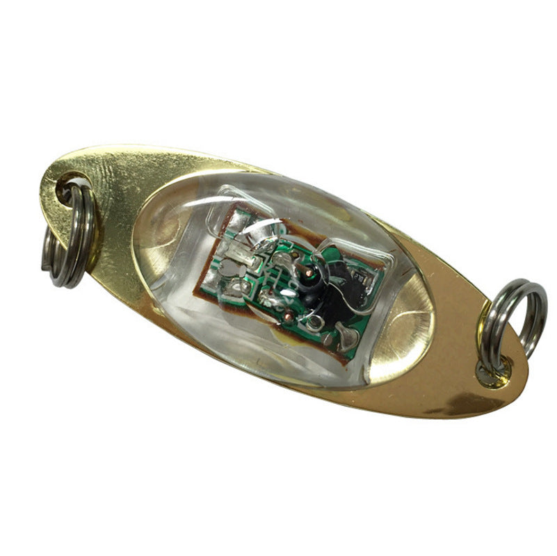 Button Battery Fish Lure Lamp Electronic Luminous Lure Fishing Lure GND Products