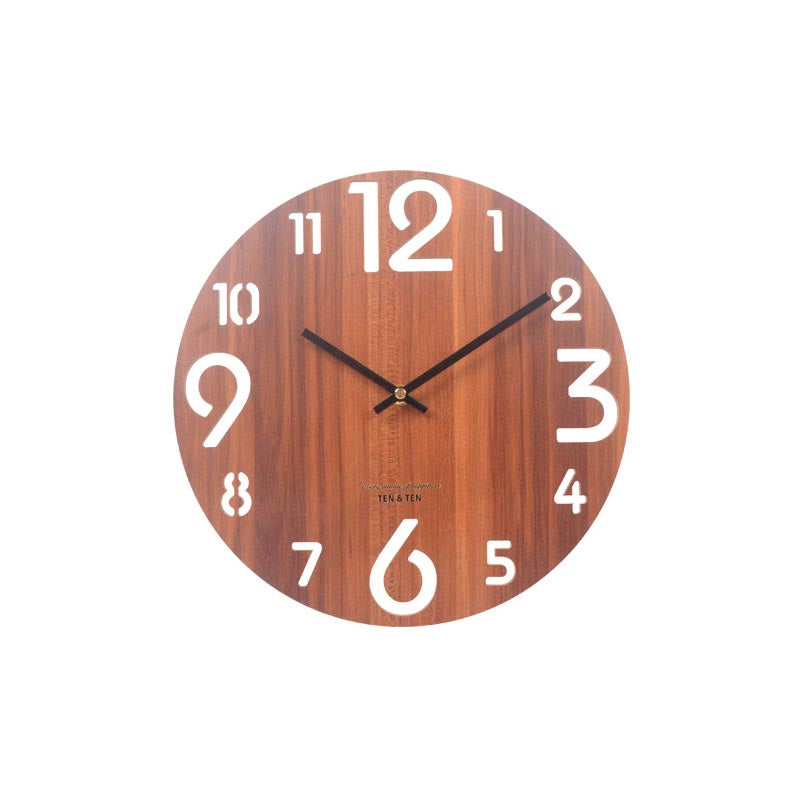 Stylish Nordic Minimalist Wooden Wall Clock Saor Style