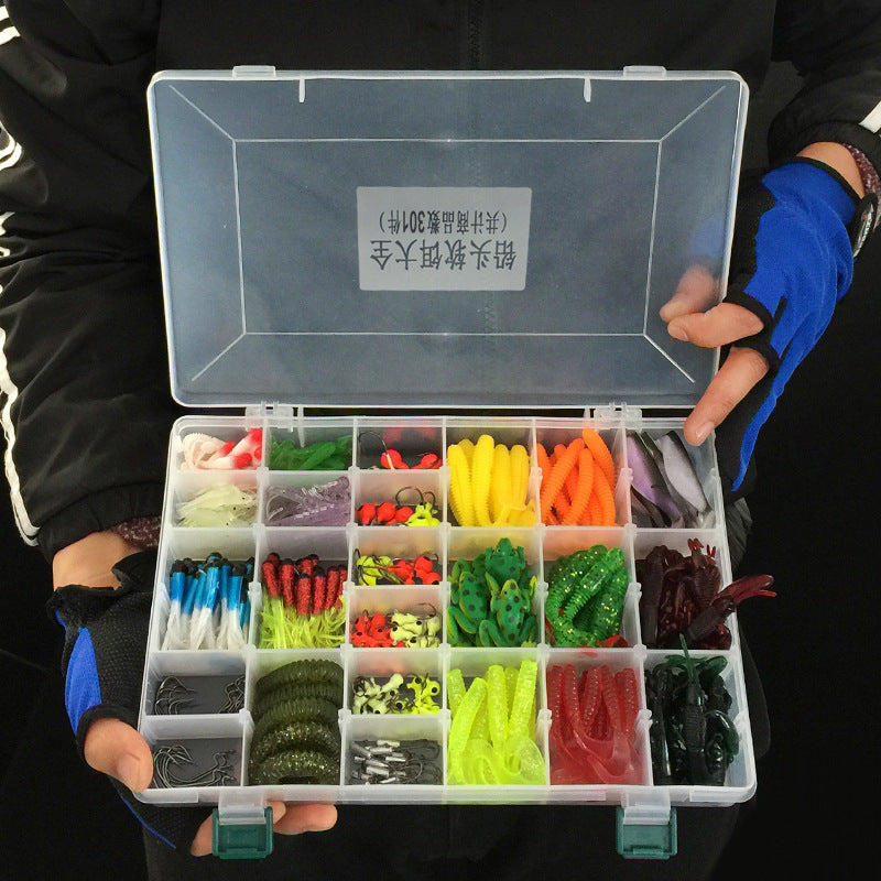 Weihe Lead Hook Bait Set 301 Pieces Of Bionic Bait, Fake Bait, Lure Bait, Soft Insect Bait GND Products