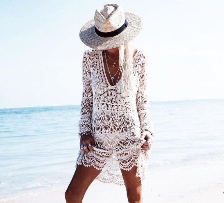 Women sexy bikini Beach cover-up swimwear shirt Tops up swimwear beach summer wear mesh beach shirt warm Saor Style