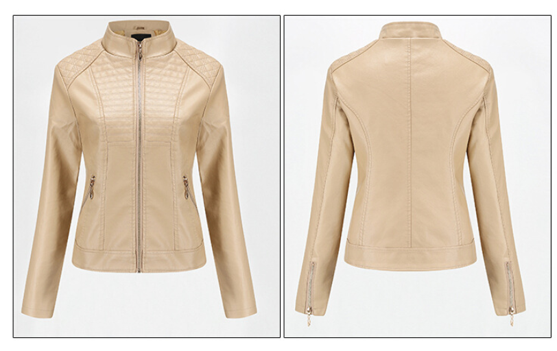 Women's motorcycle leather jacket Saor Style