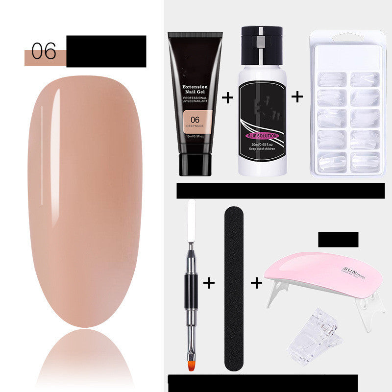Nail Art Solid Extension Glue Long Crystal Model Crystal Glue Set GND Products