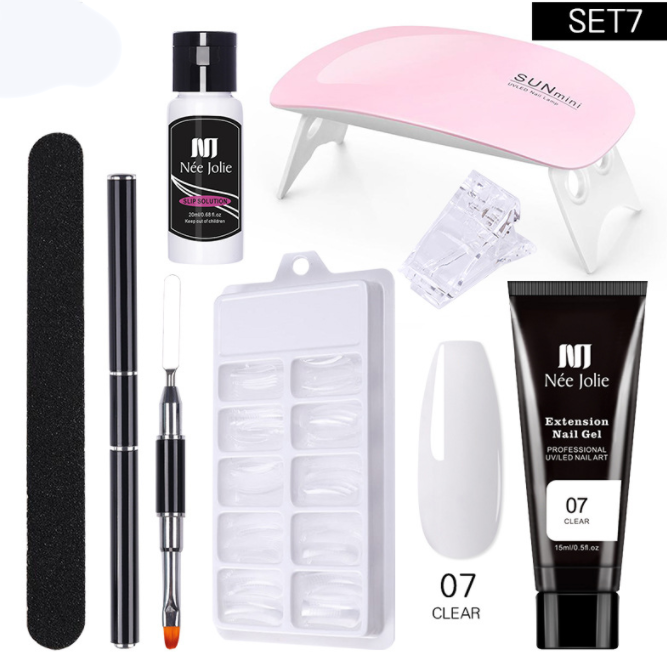 Nail Art Solid Extension Glue Long Crystal Model Crystal Glue Set GND Products