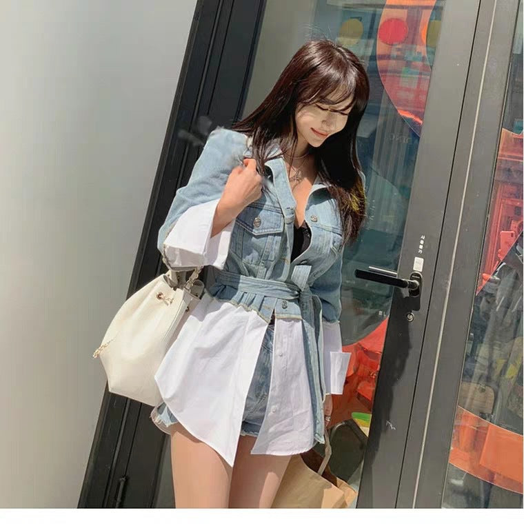 two piece Denim style jacket