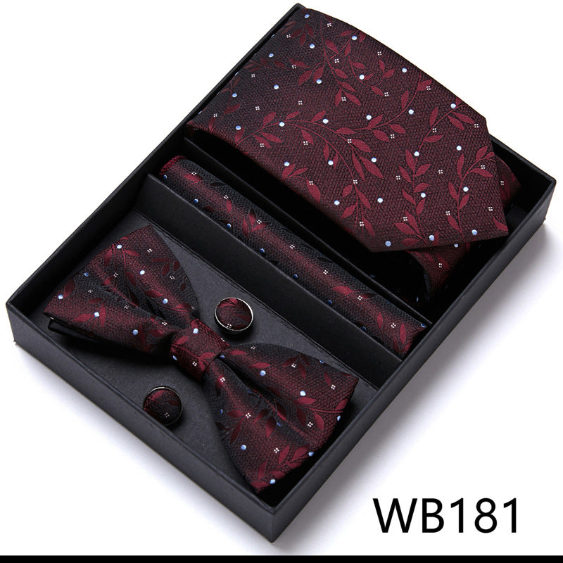 Men's Business Dress Wedding Bow Tie Suit Saor Style