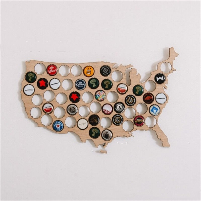 Beer Map Globe Cap Collections Travel Map Beer Cap Display Gift For Beer Aficionado Gift For Him Brewery Lovers Gift Saor Style