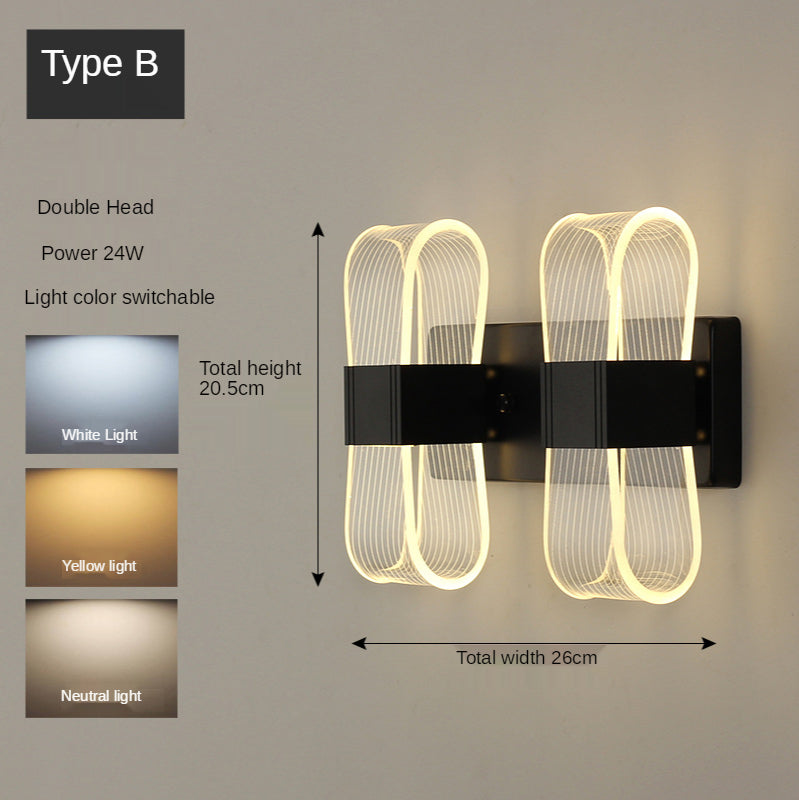 Golden Nordic Style Wall Lamp Lighting Fixture GND Products