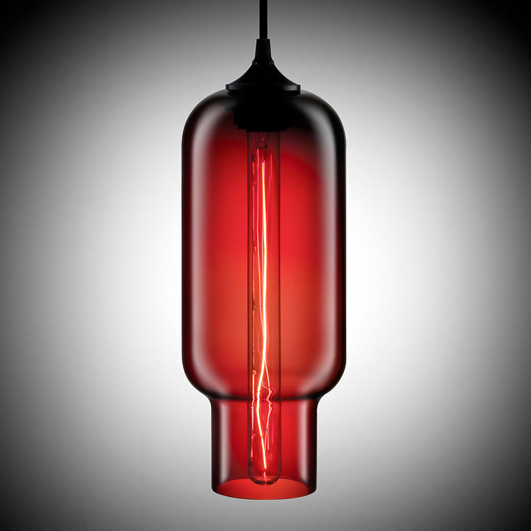 Modern Loft Pendant Lamp Glass Hanging Light Fixture