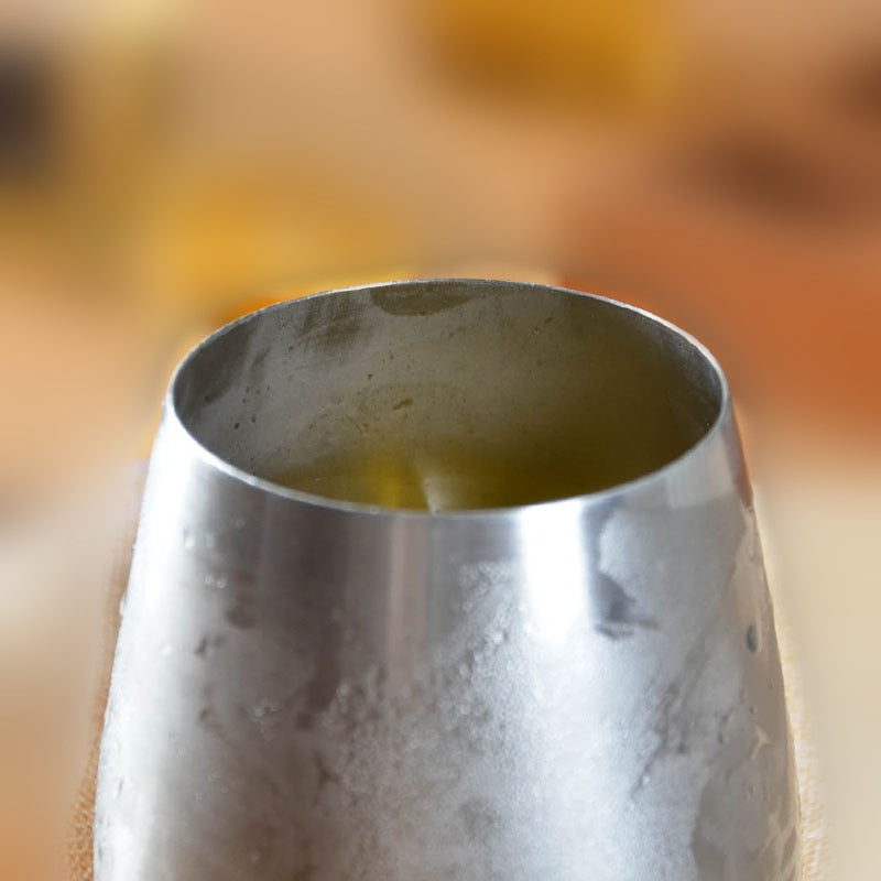 Stainless steel egg-shaped beer mug Saor Style